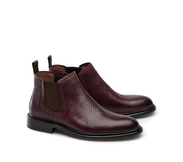 Bottes Chelsea - Ruth New Snake Wine Bottes Chelsea - Ruth New Snake Wine